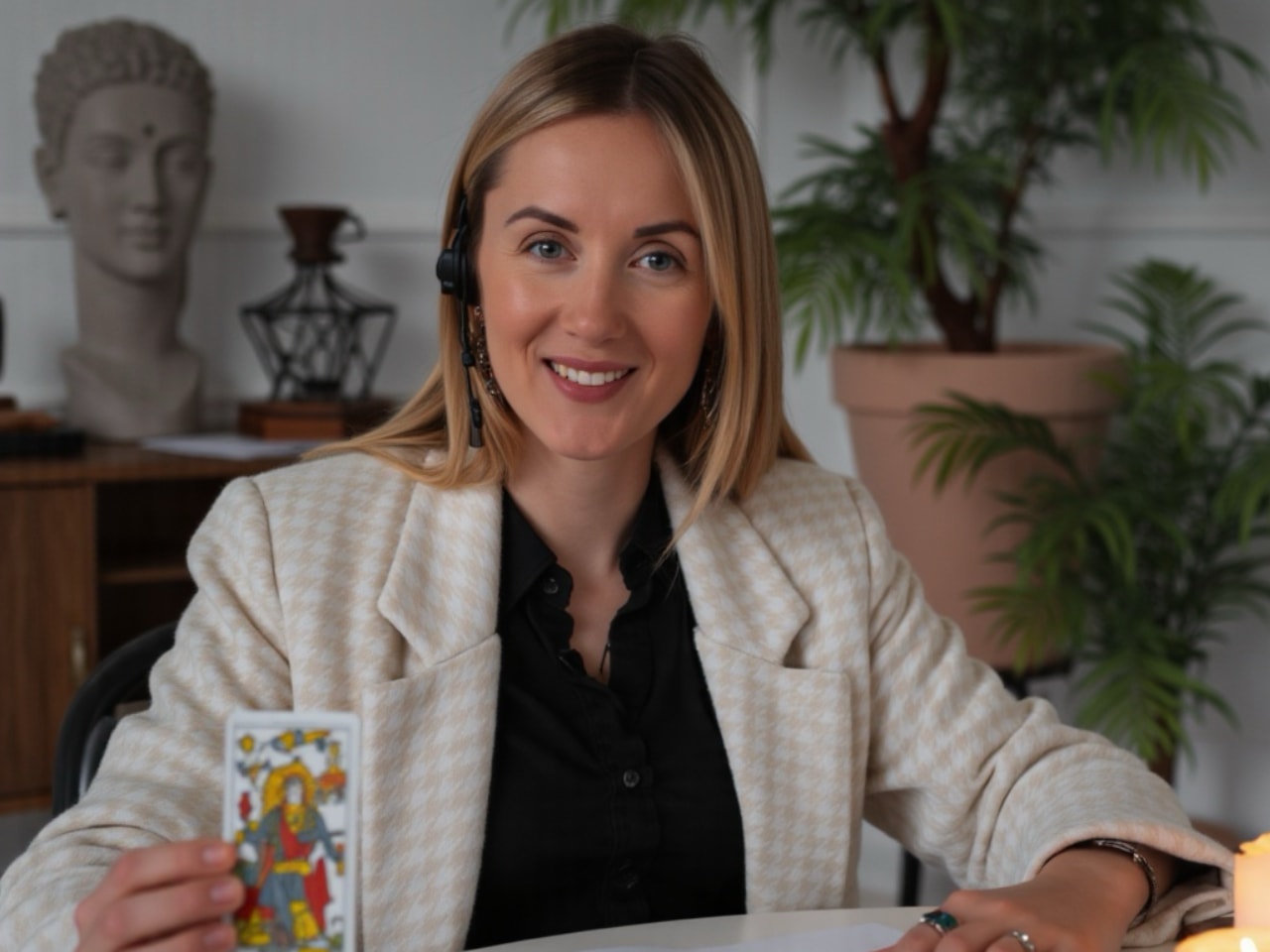 Koral, tarotista experta en carrera y finanzas